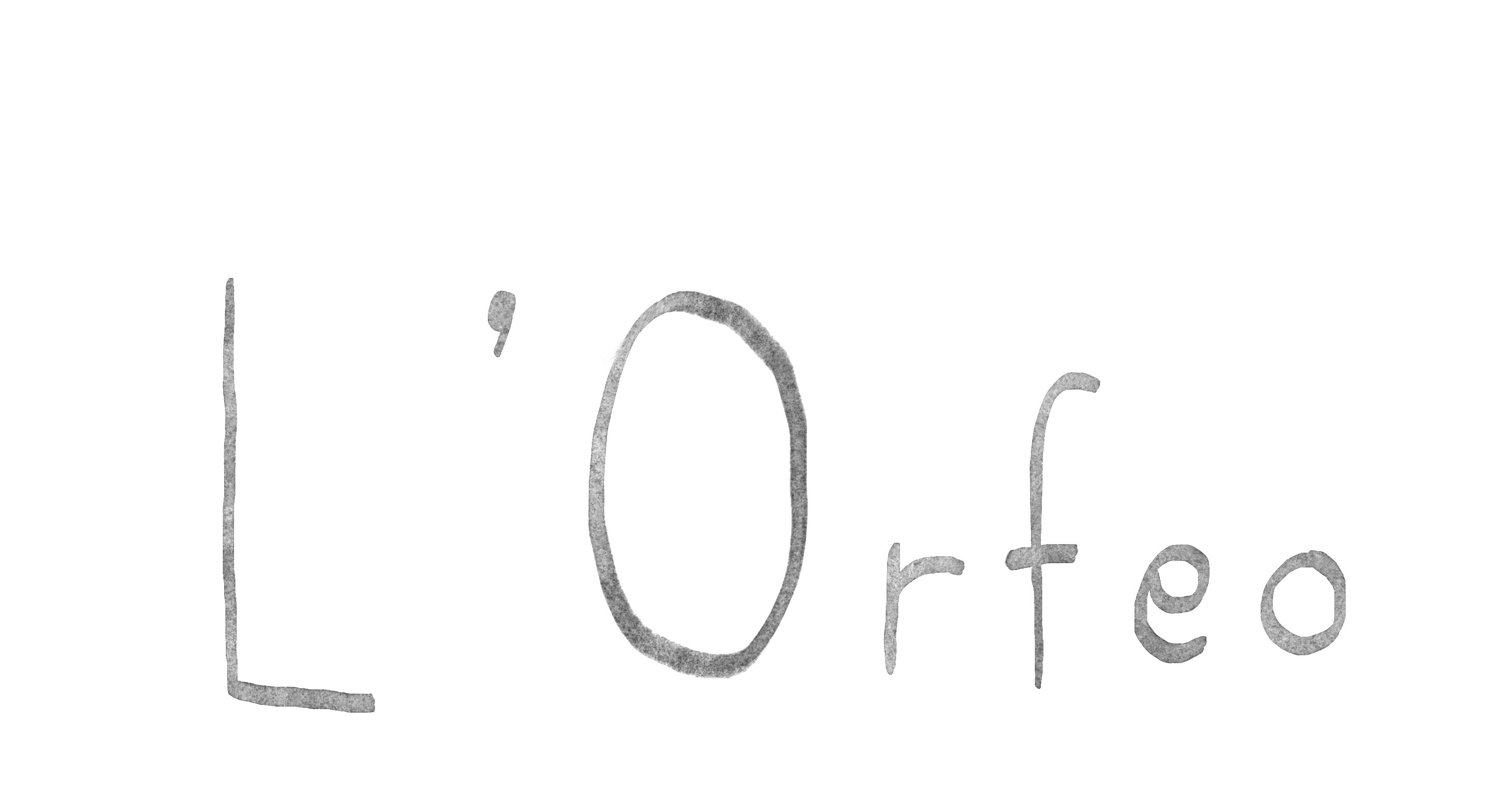 Orfeo Zeichnung