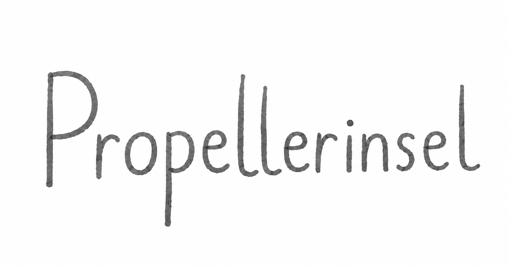 Propellerinsel – Zeichnung
